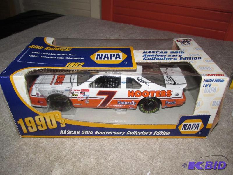 Alan Kulwicki Napa Collectors Edition 1990 S 7 Winston Cup Nascar 50th Hooters Diecast Sport Touring Cars Diecast Race Cars