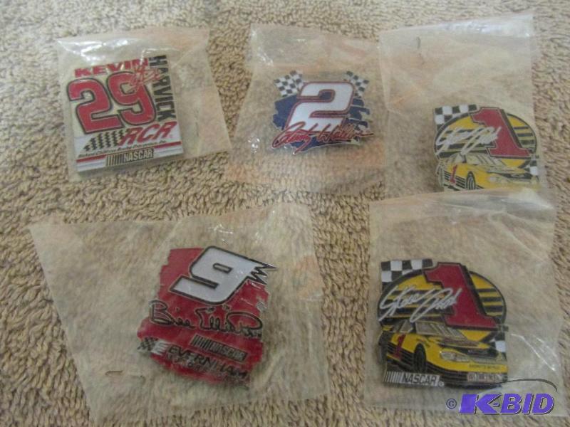 lot 34 image: Hat Pins, NASCAR