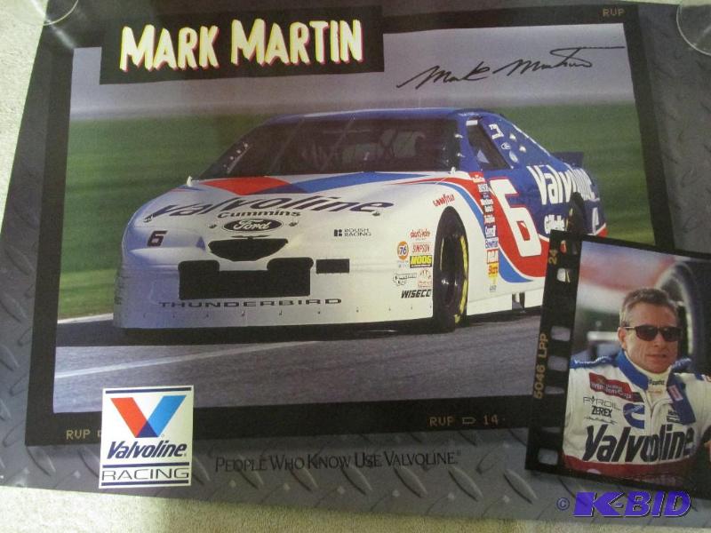 lot 44 image: Poster - Mark Martin
