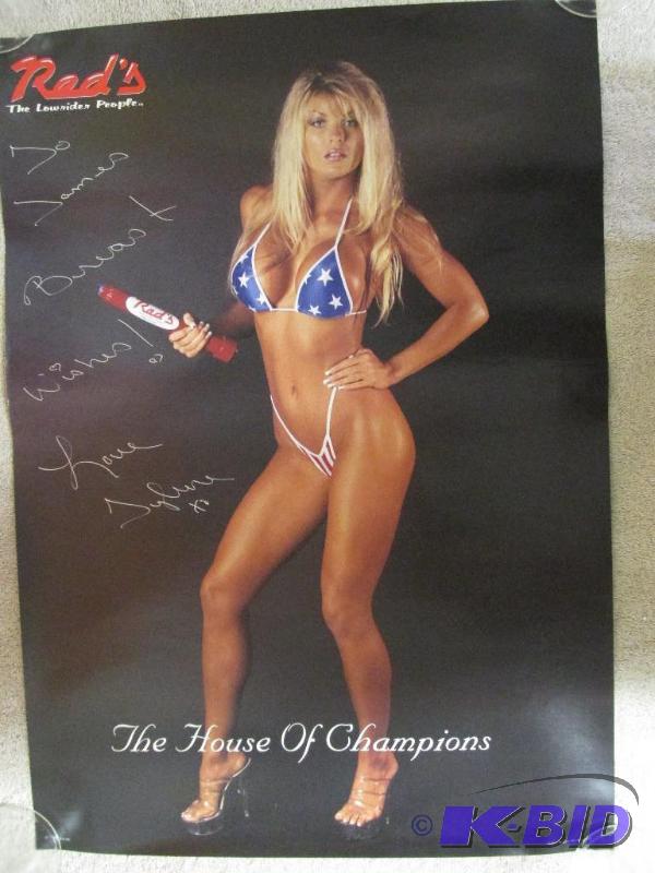 lot 50 image: Poster - Reds Lowrider