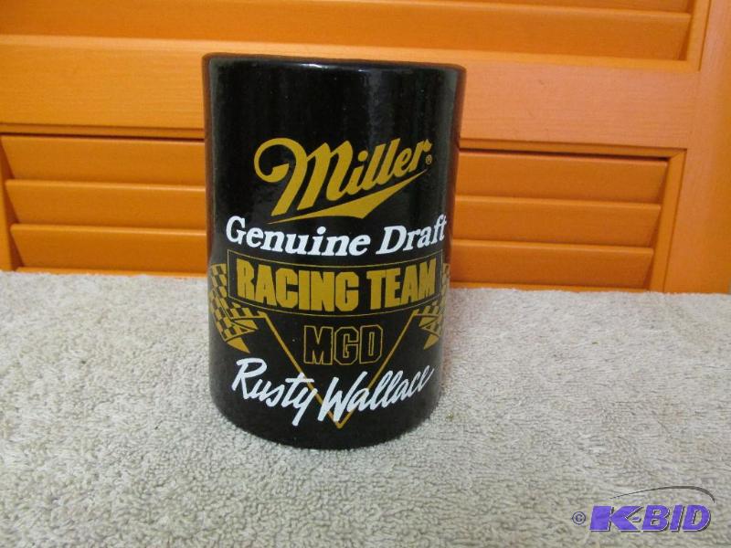 lot 54 image: Can Cooler - Miller - Rusty Wallace