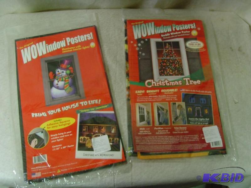 lot 106 image: WOWindow Posters Set of 2