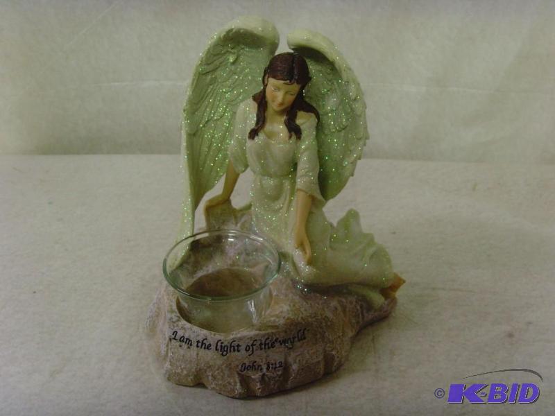 lot 16 image: Angel Tea Light Holder