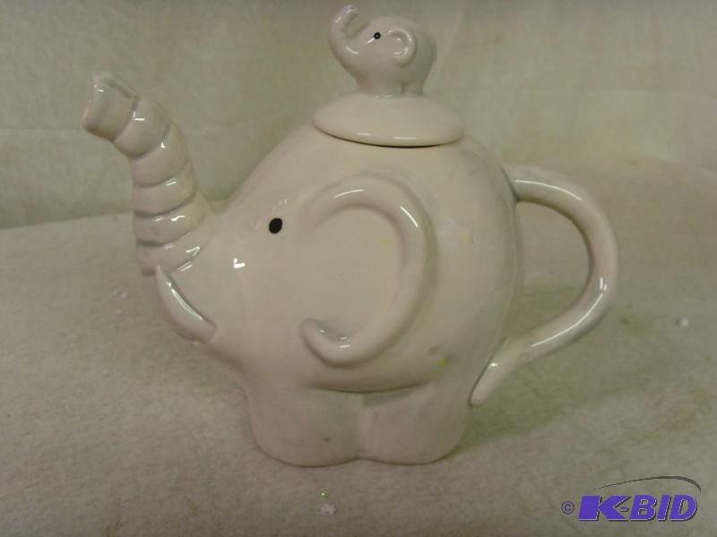 lot 20 image: Elephant Teapot