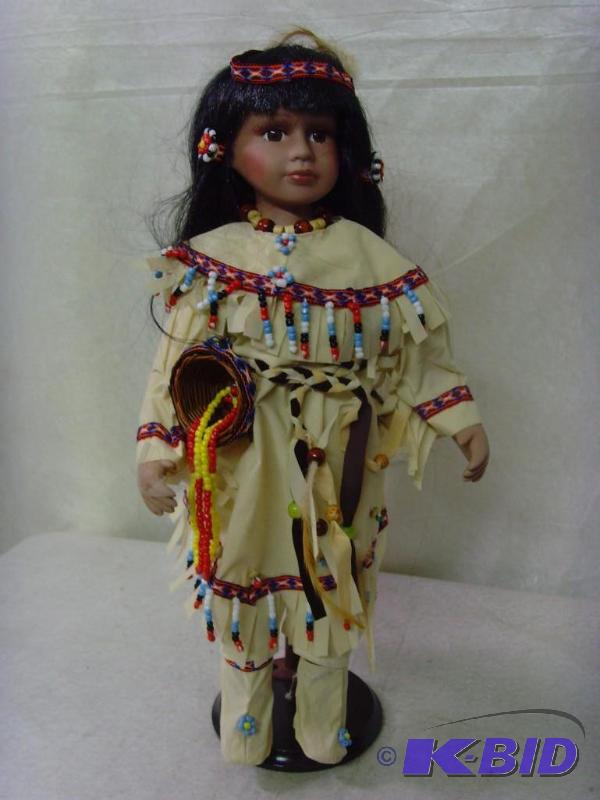 lot 9 image: Heritage House Cheyenne Doll