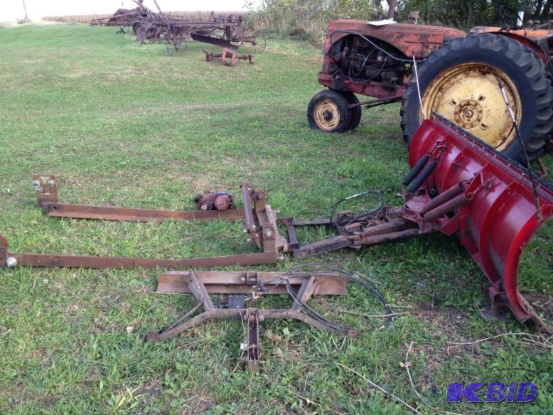 8 Ft. Western Snow Plow | Norlien Funny Farm Vintage Tractors ...