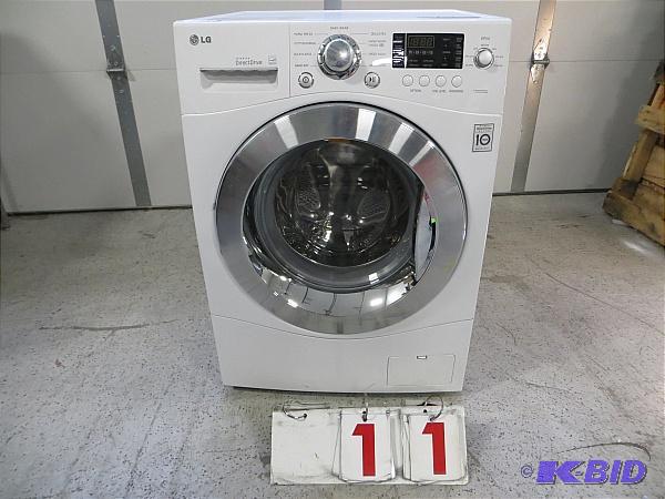 lot 11 image: LG WM1355 White 24" Compact Front load W...
