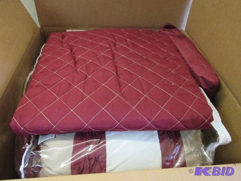 8 pc full bed set...
