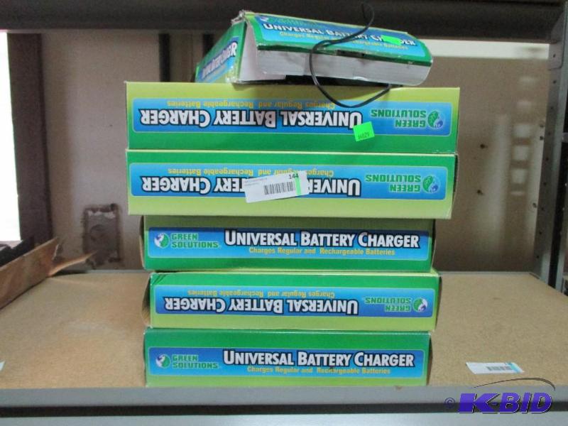 10 battery chargers...