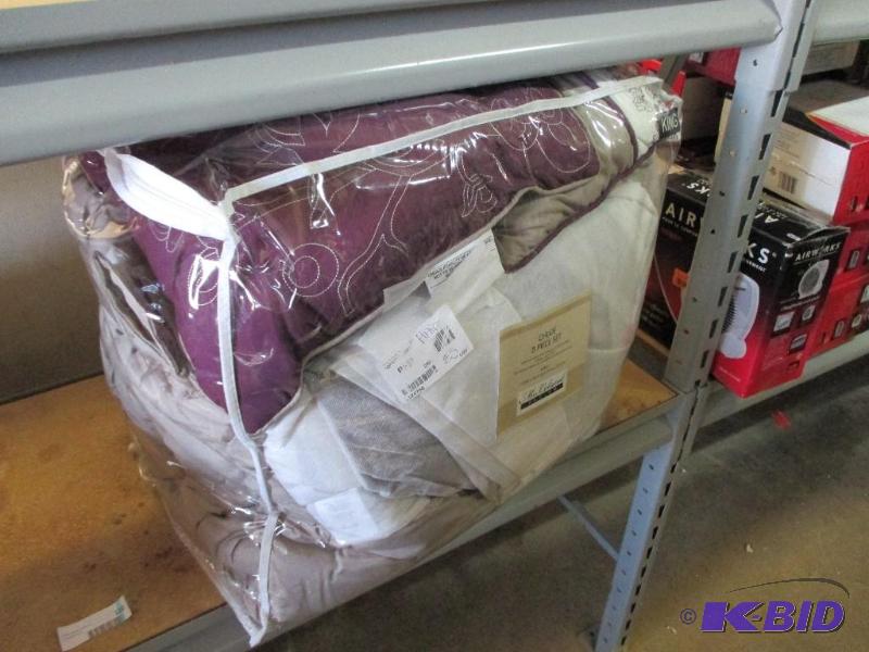 8 pc king bed set...