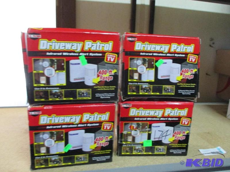 4 Driveway patrol boxes...