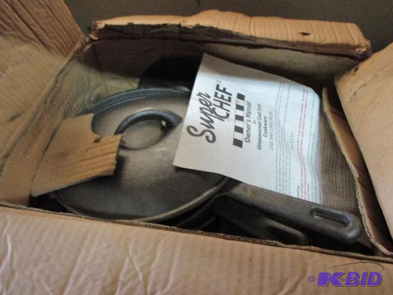 Superchef cast iron pots...