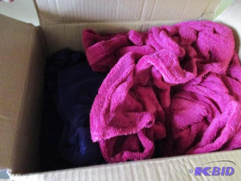 pink and purple throws...