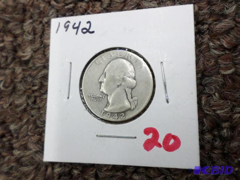 1942 Washington Quarter...