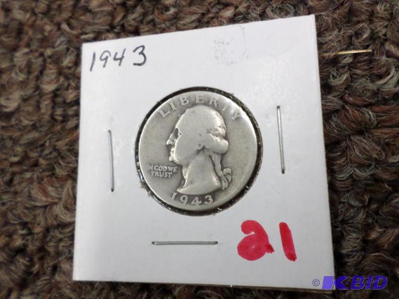 1943 Washington Quarter...