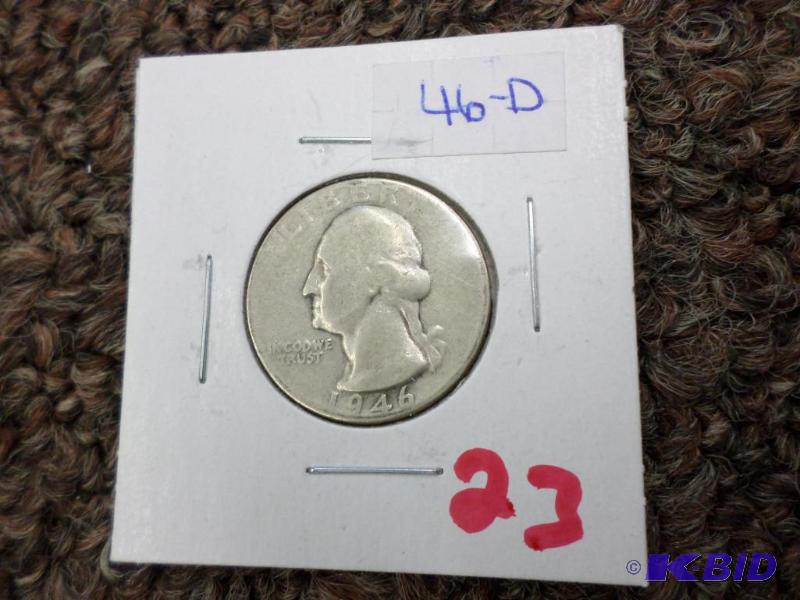 1946-D Washington Quarter...