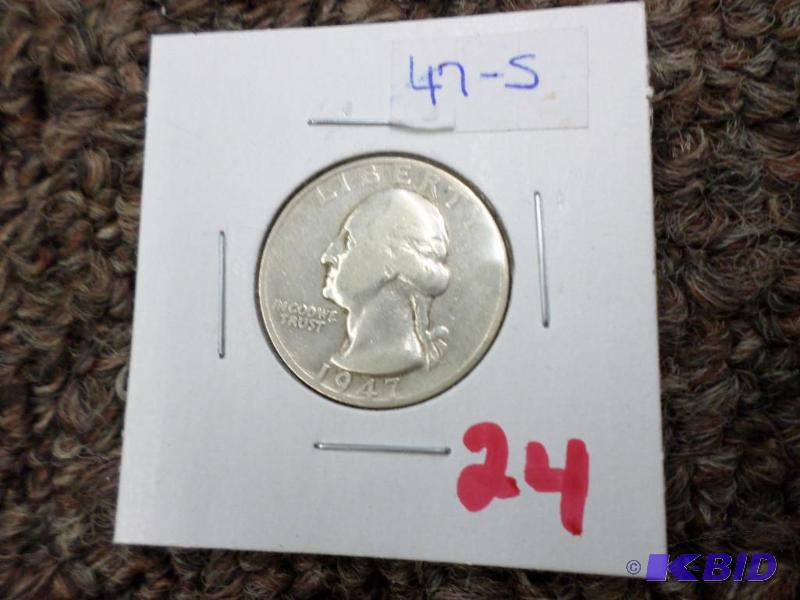 1947-S Washington Quarter...