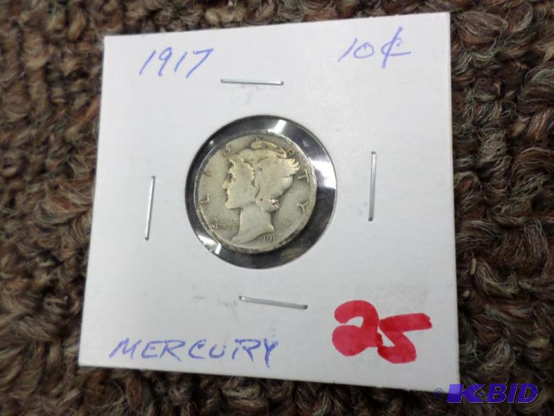 1917 Mercury Dime...