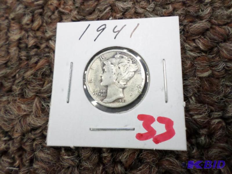 1941 Mercury Dime...