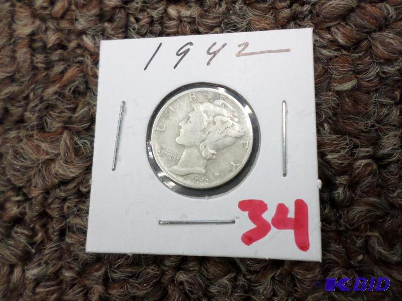 1942 Mercury Dime...