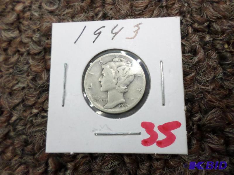 1943 Mercury Dime...