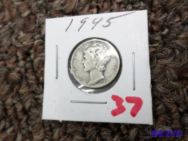 1945 Mercury Dime...