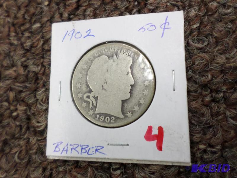 1902 Barber Half Dolar...