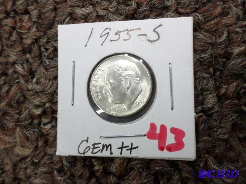 1955-S Roosevelt Dime...