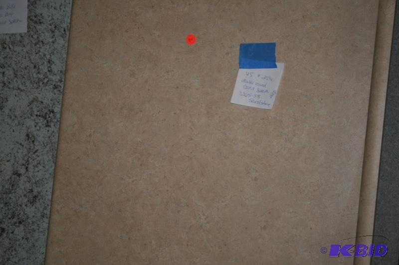 Double round edge, coved splash, 65&quot x 2...
