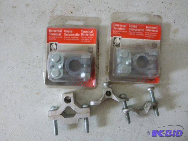 lot 114 image: Four Battery Terminals...