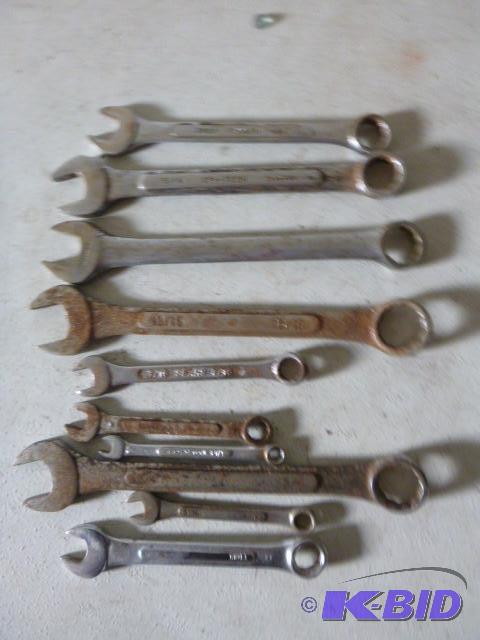 lot 132 image: Wrench Set SAE 14" to 34"...