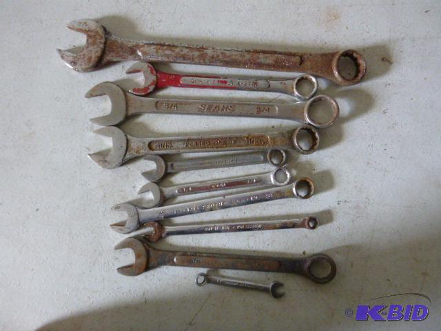 lot 133 image: Wrench Set SAE 14" to 1316"...
