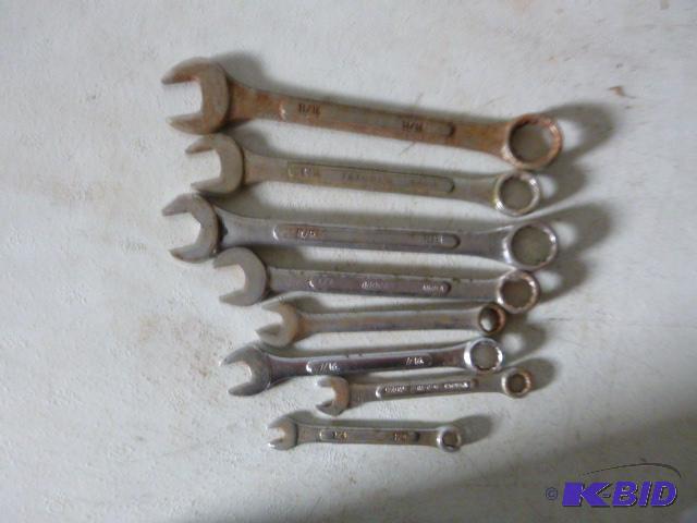 lot 135 image: Wrench Set SAE 14" to 1116"...