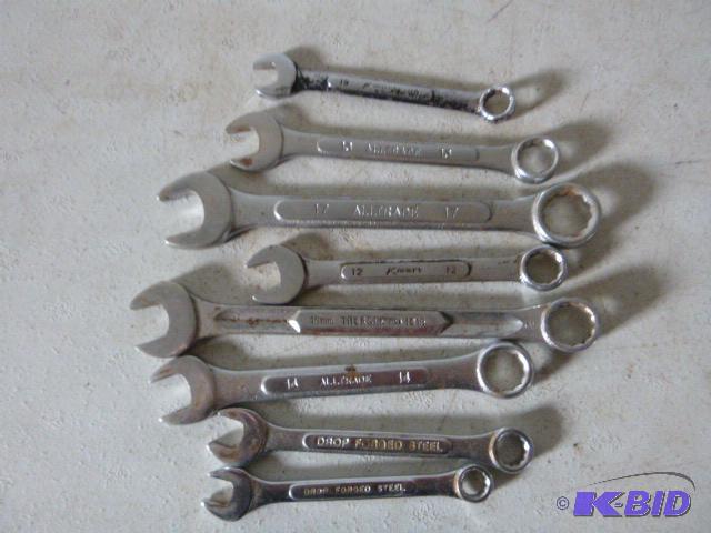 lot 140 image: Miscellaneous Metric Wrench Set 9mm to 17mm...