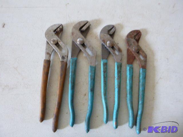lot 179 image: Four Channel Lock Pliers...