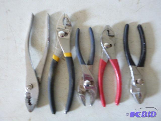 lot 188 image: Five Pliers...