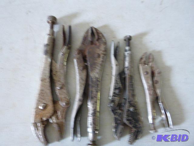 lot 192 image: Four Vise Grips...