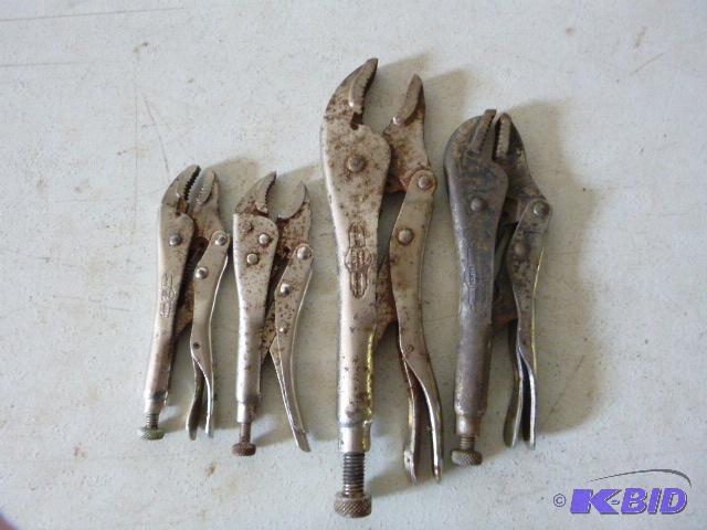 lot 193 image: Four Vise Grips...