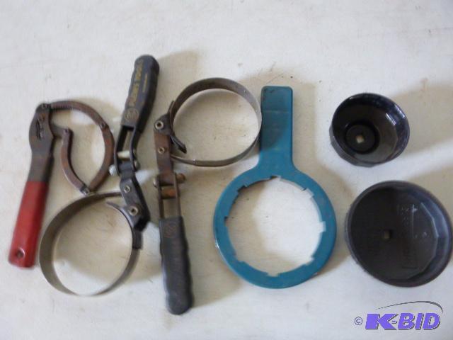 lot 198 image: Miscellaneous Oil Filter Tools...