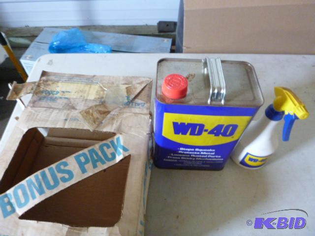 lot 212 image: One Gallon WD40 with Sprayer...