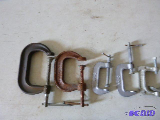 lot 213 image: Five C-Clamps...