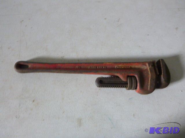 lot 225 image: Ridgid 18" Pipe Wrench...