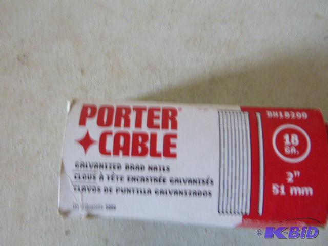 lot 260 image: Box of Porter Cable&nbsp2" Brad Nails 1...