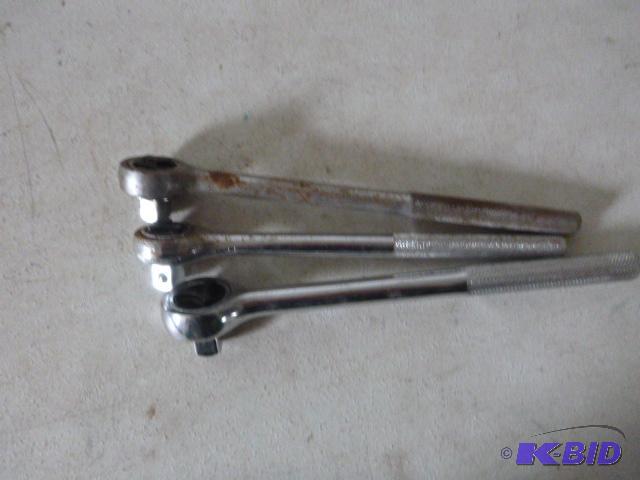 lot 279 image: Three 12" Ratchets...