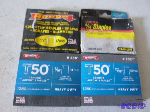 lot 288 image: Four Boxes of Staples 2 are not full....