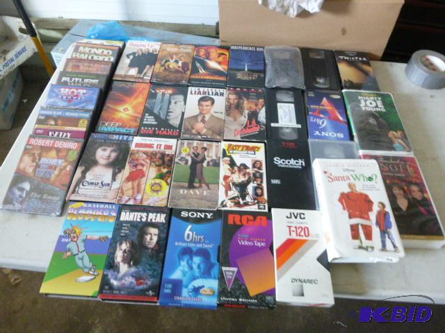 lot 300 image: Lot of Miscellaneous DVDs and VHS Movies...