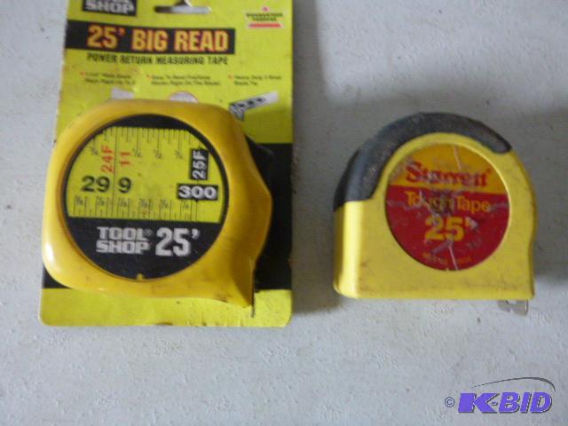 lot 42 image: Two 25 Tape Measures...