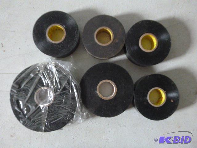 lot 60 image: Six Rolls of Electrical Tape...