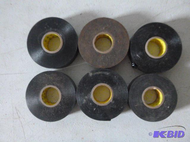 lot 61 image: Six Rolls of Electrical Tape...