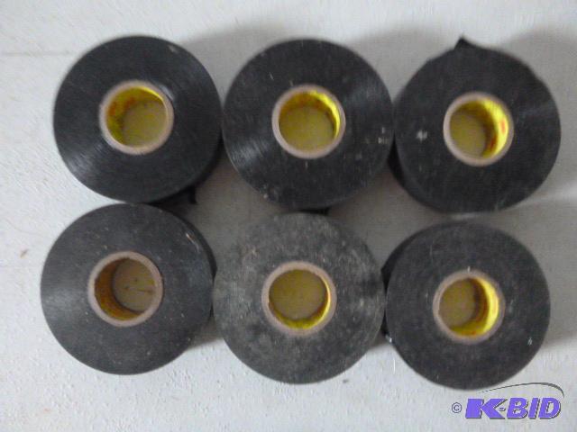 lot 62 image: Six Rolls of Electrical Tape...